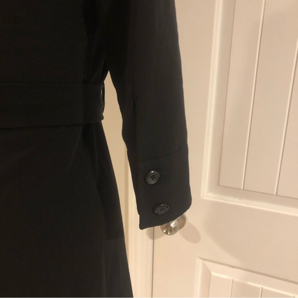 2 For $30 Mid Length Black Fitted Button Down Blazer Shirt Dress - Picture 12 of 12